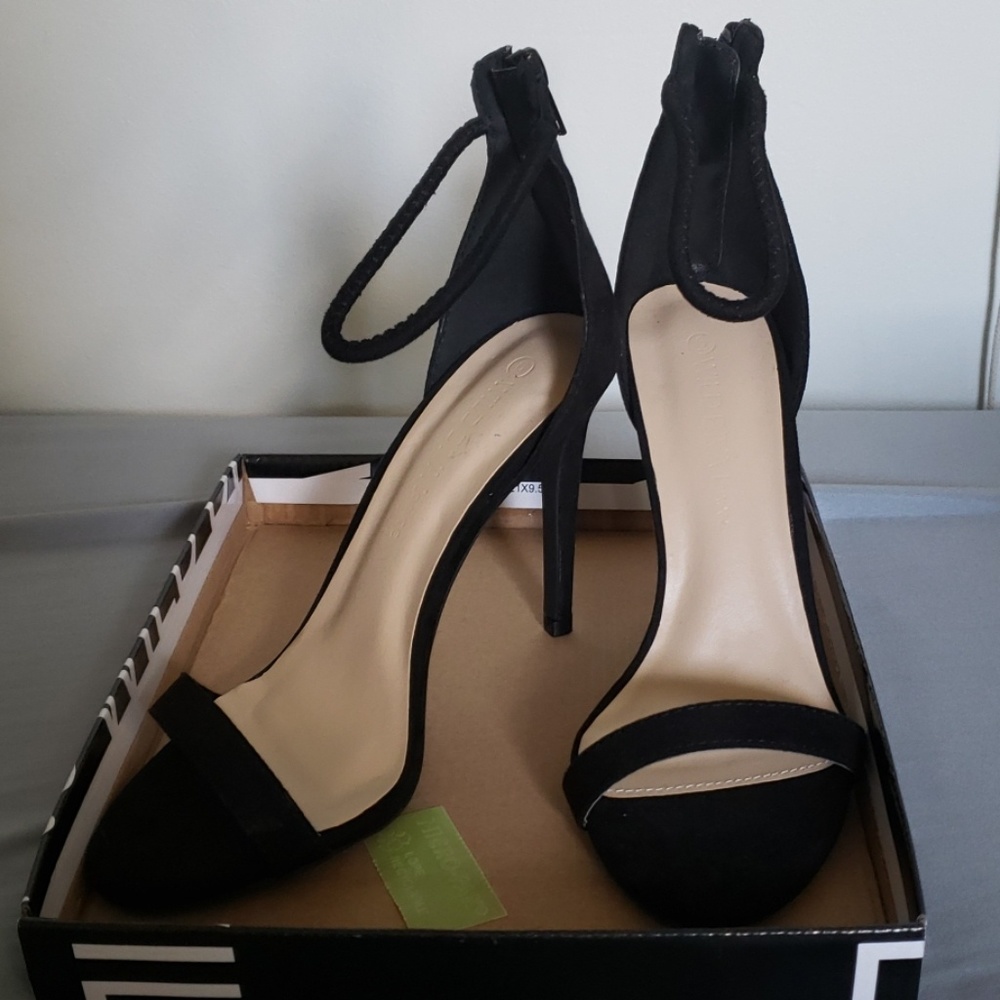 Black Suede Heels